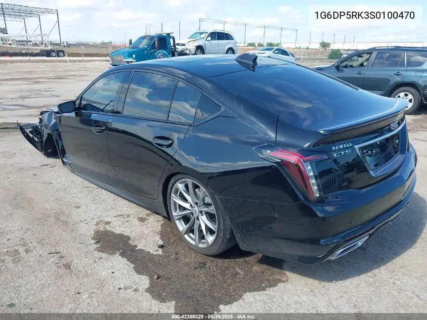 2025 Cadillac Ct5 Sport Rwd VIN: 1G6DP5RK3S0100470 Lot: 42386329