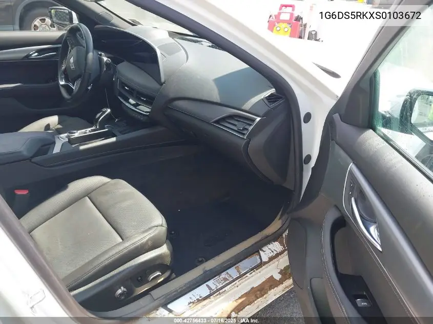2025 Cadillac Ct5 Premium Luxury Rwd VIN: 1G6DS5RKXS0103672 Lot: 42756433
