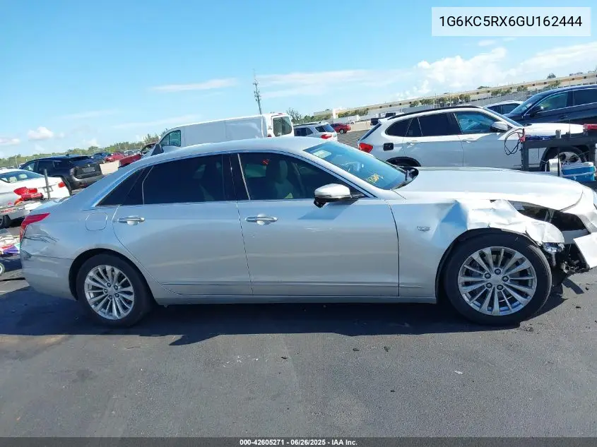 2016 Cadillac Ct6 Luxury VIN: 1G6KC5RX6GU162444 Lot: 42605271