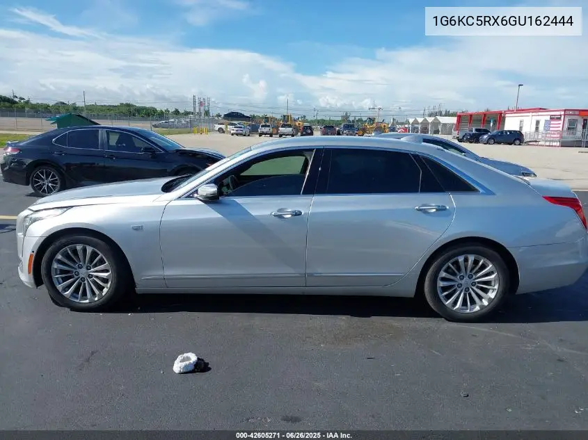 2016 Cadillac Ct6 Luxury VIN: 1G6KC5RX6GU162444 Lot: 42605271