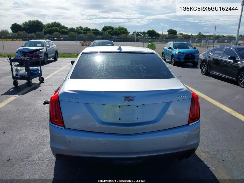 2016 Cadillac Ct6 Luxury VIN: 1G6KC5RX6GU162444 Lot: 42605271