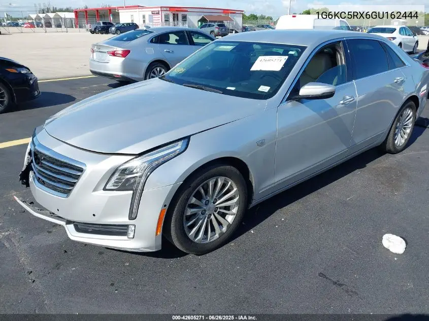 2016 Cadillac Ct6 Luxury VIN: 1G6KC5RX6GU162444 Lot: 42605271