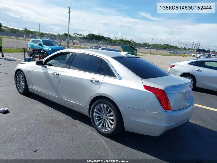 2016 Cadillac Ct6 Luxury VIN: 1G6KC5RX6GU162444 Lot: 42605271
