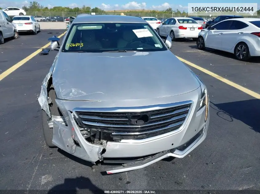 2016 Cadillac Ct6 Luxury VIN: 1G6KC5RX6GU162444 Lot: 42605271