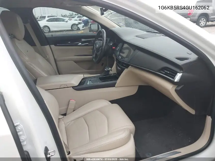 2016 Cadillac Ct6 Standard VIN: 1G6KB5RS4GU162062 Lot: 42635674