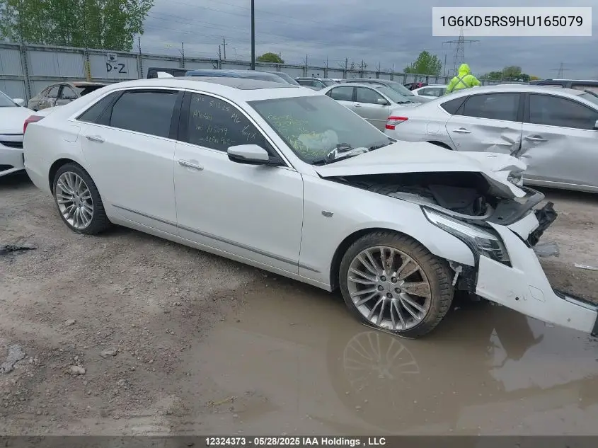 2017 Cadillac Ct6 Luxury VIN: 1G6KD5RS9HU165079 Lot: 12324373