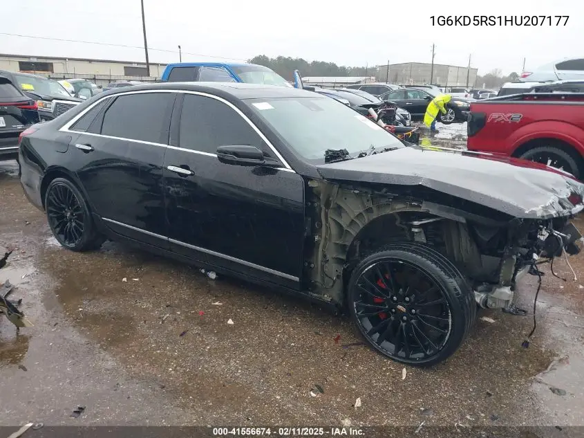 2017 Cadillac Ct6 Luxury VIN: 1G6KD5RS1HU207177 Lot: 41556674