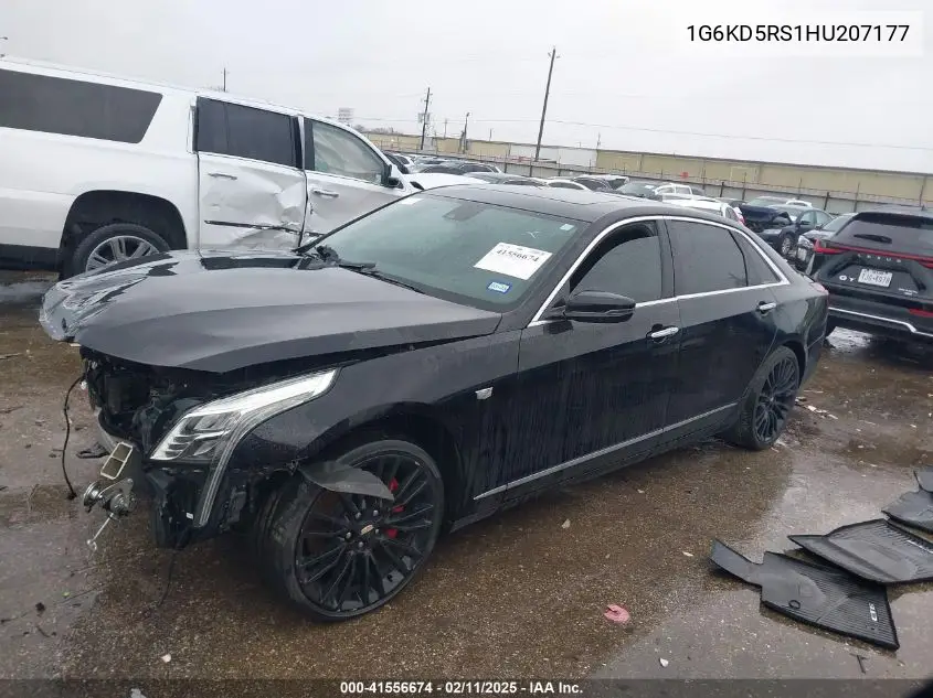 2017 Cadillac Ct6 Luxury VIN: 1G6KD5RS1HU207177 Lot: 41556674