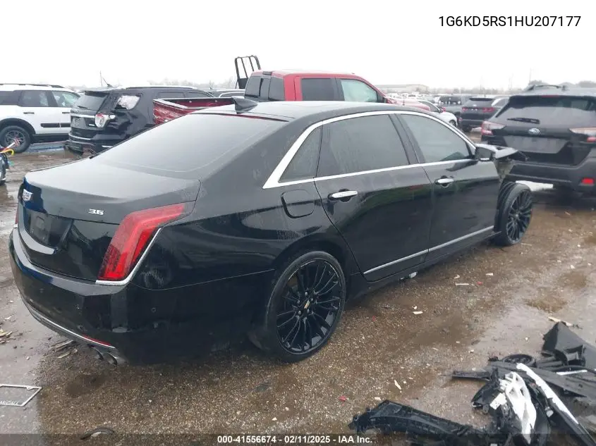 2017 Cadillac Ct6 Luxury VIN: 1G6KD5RS1HU207177 Lot: 41556674