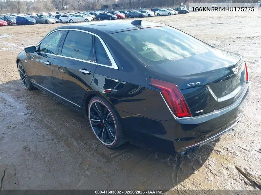 2017 Cadillac Ct6 Platinum VIN: 1G6KN5R64HU175275 Lot: 41683802
