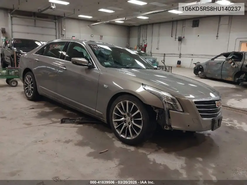2017 Cadillac Ct6 Luxury VIN: 1G6KD5RS8HU140237 Lot: 41839506