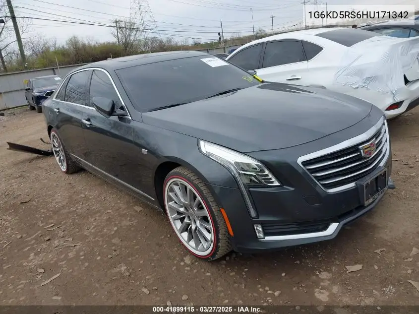 2017 Cadillac Ct6 Luxury VIN: 1G6KD5RS6HU171342 Lot: 41899115
