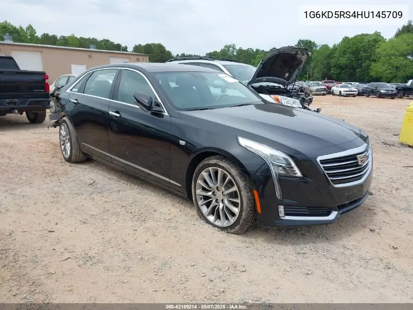 2017 Cadillac Ct6 Luxury VIN: 1G6KD5RS4HU145709 Lot: 42169214