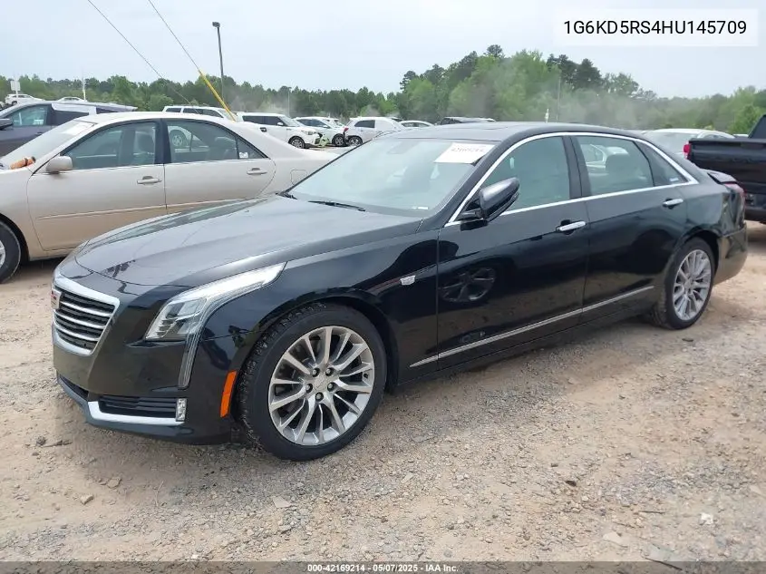 2017 Cadillac Ct6 Luxury VIN: 1G6KD5RS4HU145709 Lot: 42169214
