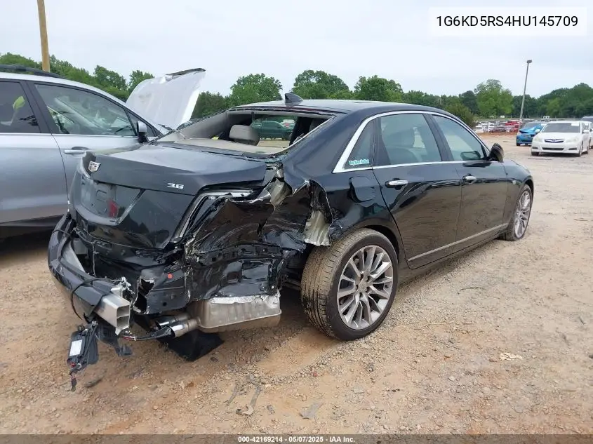 2017 Cadillac Ct6 Luxury VIN: 1G6KD5RS4HU145709 Lot: 42169214