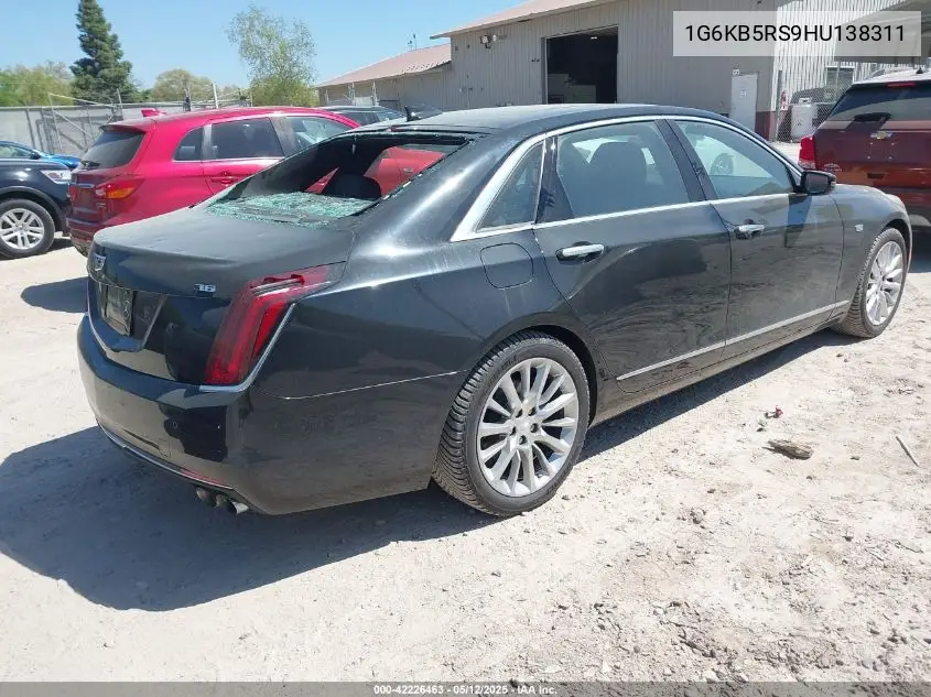 2017 Cadillac Ct6 Standard VIN: 1G6KB5RS9HU138311 Lot: 42226463
