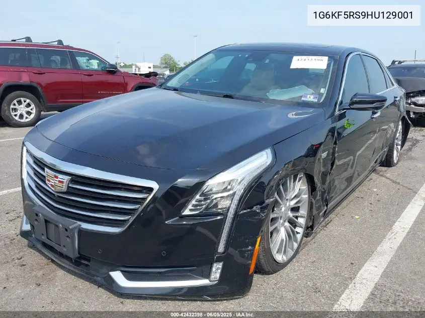 2017 Cadillac Ct6 Premium Luxury VIN: 1G6KF5RS9HU129001 Lot: 42432398
