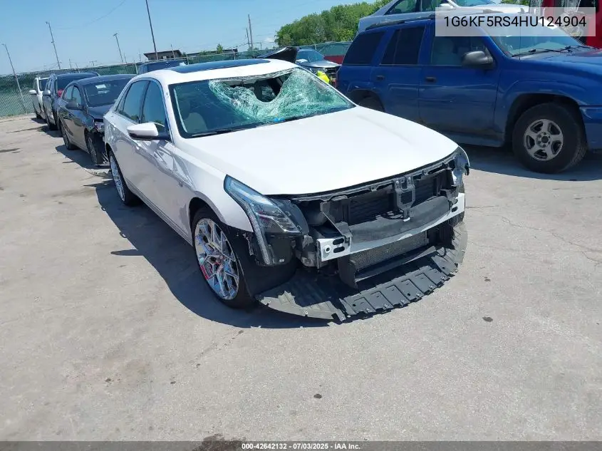 2017 Cadillac Ct6 Premium Luxury VIN: 1G6KF5RS4HU124904 Lot: 42642132