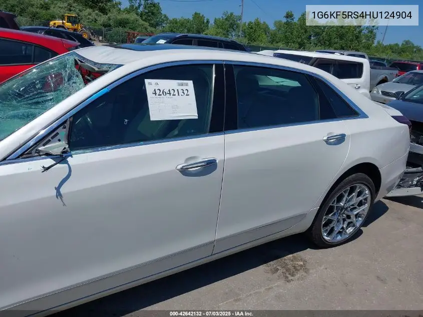 2017 Cadillac Ct6 Premium Luxury VIN: 1G6KF5RS4HU124904 Lot: 42642132