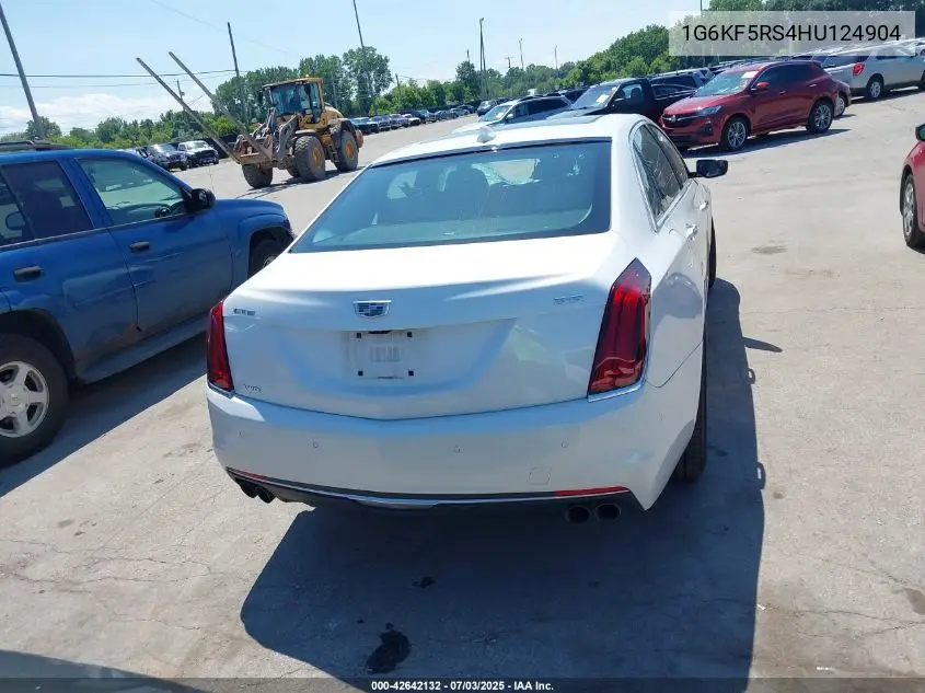 2017 Cadillac Ct6 Premium Luxury VIN: 1G6KF5RS4HU124904 Lot: 42642132