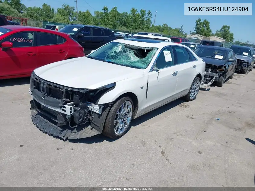 2017 Cadillac Ct6 Premium Luxury VIN: 1G6KF5RS4HU124904 Lot: 42642132