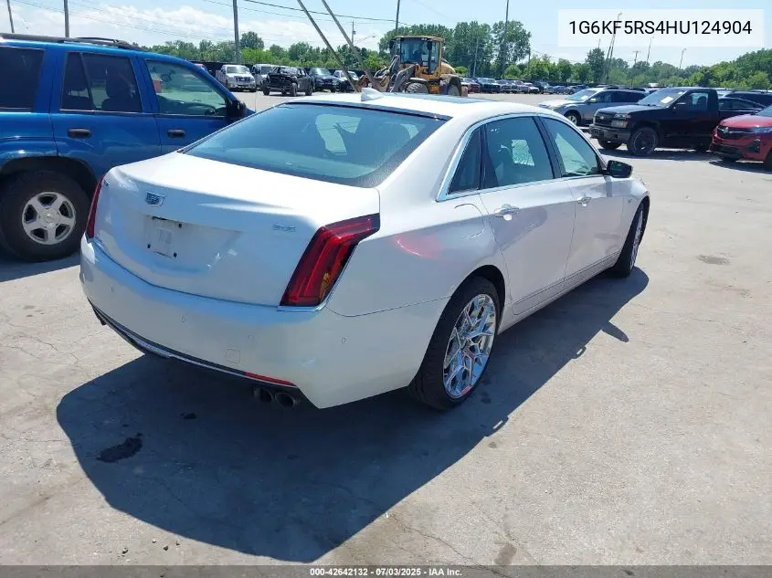 2017 Cadillac Ct6 Premium Luxury VIN: 1G6KF5RS4HU124904 Lot: 42642132