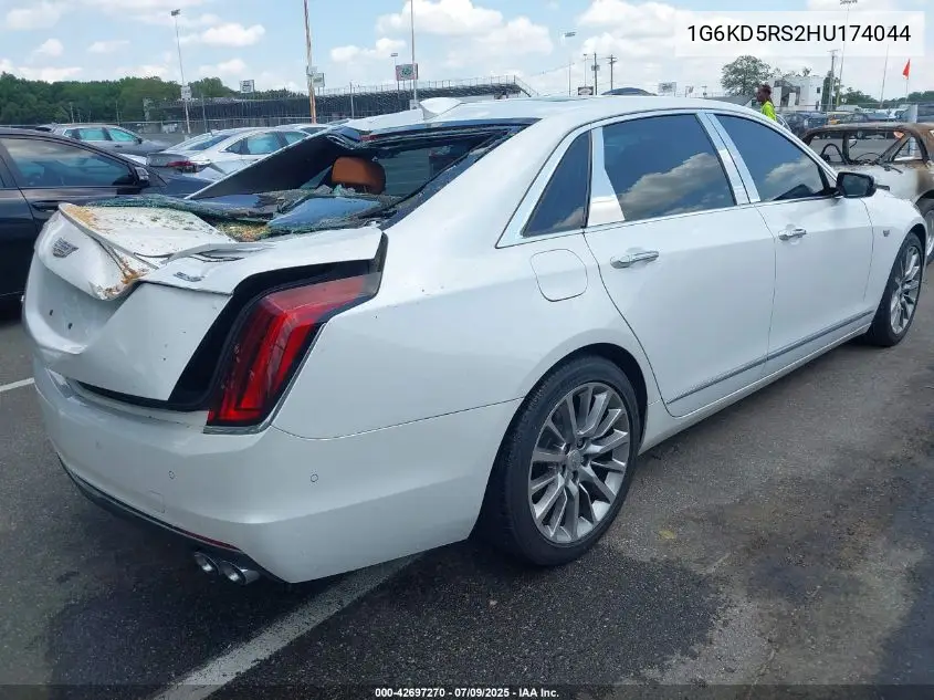 2017 Cadillac Ct6 Luxury VIN: 1G6KD5RS2HU174044 Lot: 42697270