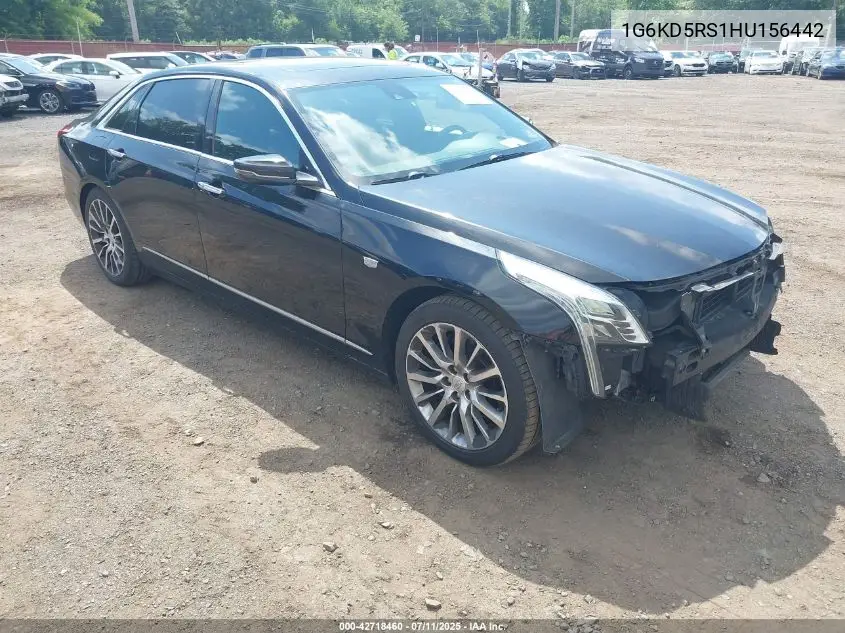 2017 Cadillac Ct6 Luxury VIN: 1G6KD5RS1HU156442 Lot: 42718460