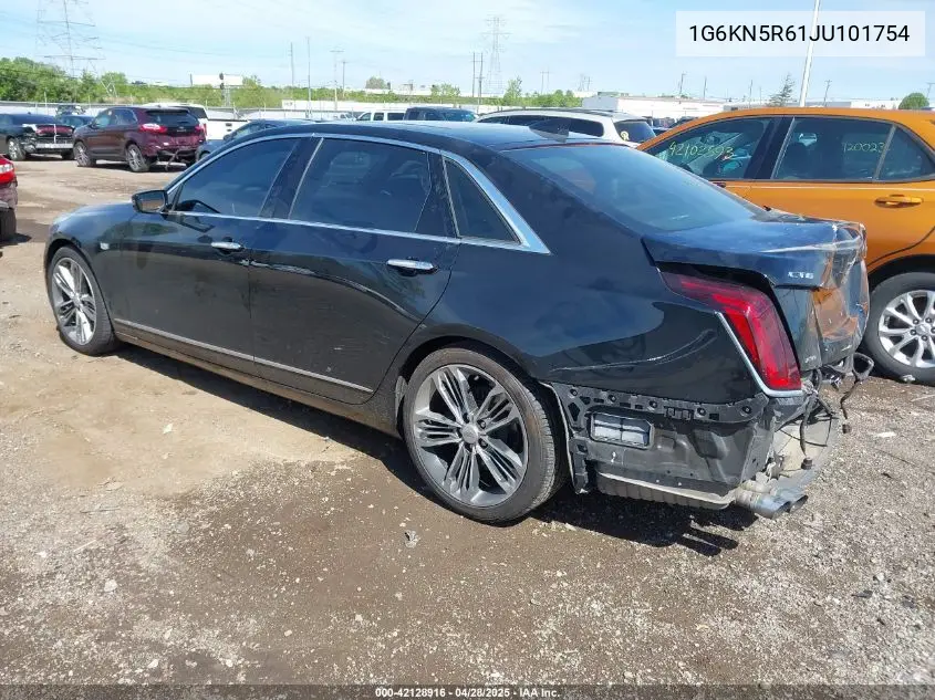 2018 Cadillac Ct6 Platinum VIN: 1G6KN5R61JU101754 Lot: 42128916