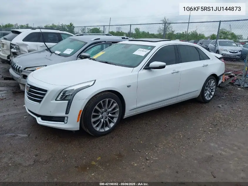 2018 Cadillac Ct6 Premium Luxury VIN: 1G6KF5RS1JU144873 Lot: 42198352