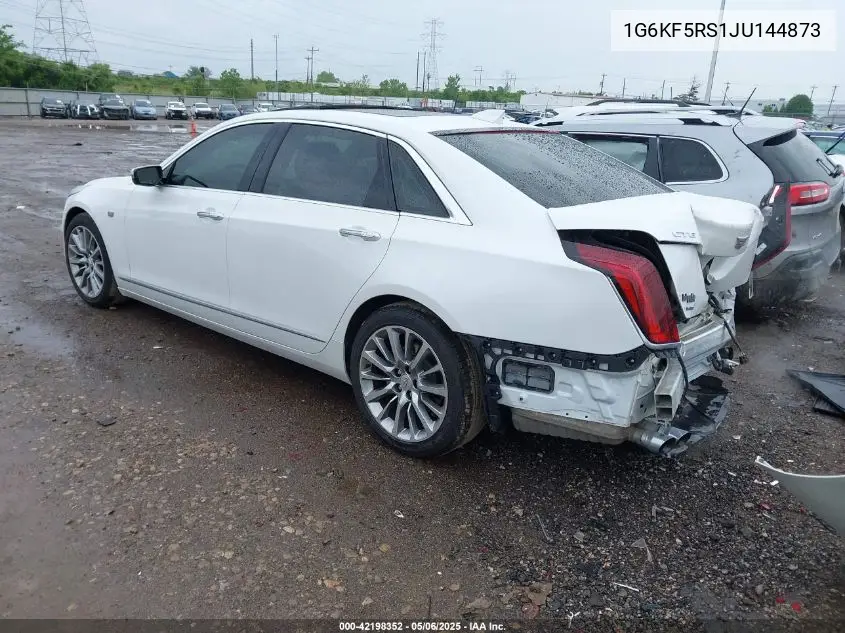 2018 Cadillac Ct6 Premium Luxury VIN: 1G6KF5RS1JU144873 Lot: 42198352