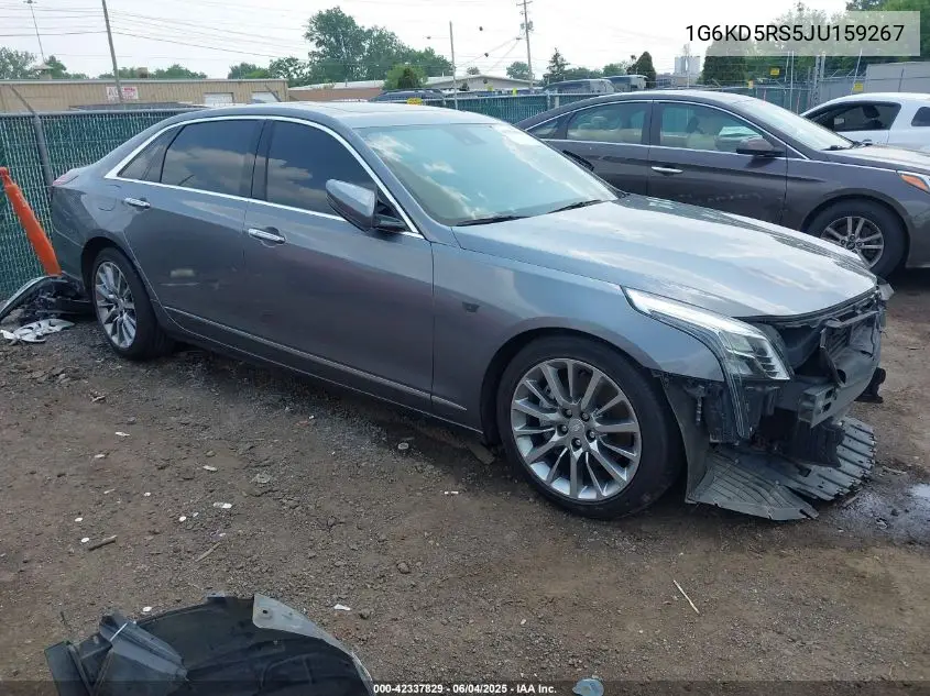 2018 Cadillac Ct6 Luxury VIN: 1G6KD5RS5JU159267 Lot: 42337829
