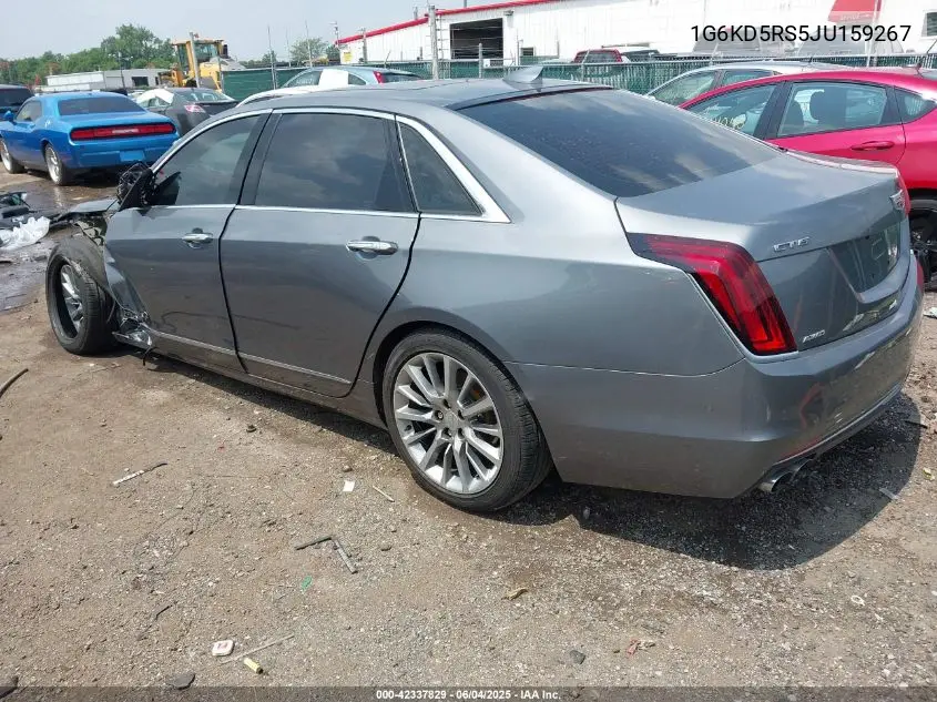 2018 Cadillac Ct6 Luxury VIN: 1G6KD5RS5JU159267 Lot: 42337829