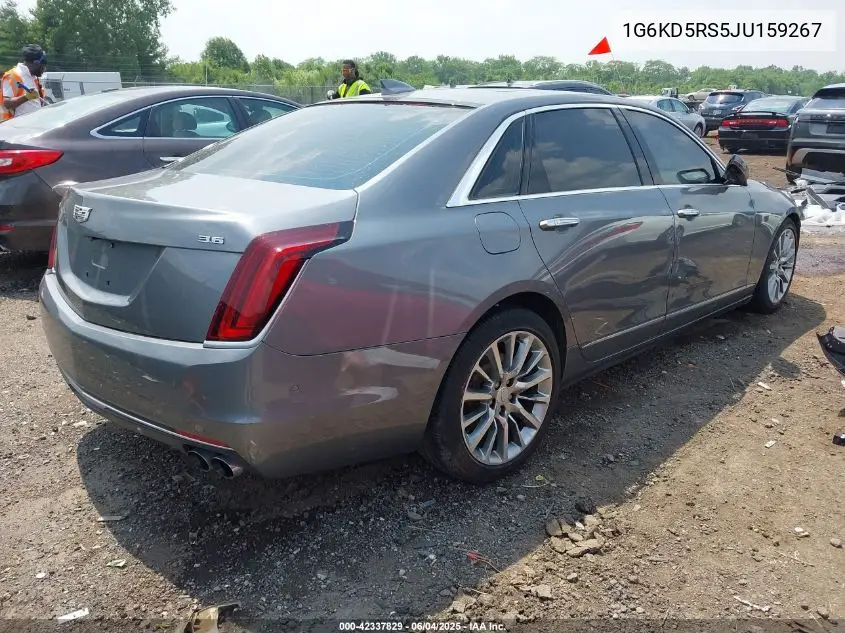2018 Cadillac Ct6 Luxury VIN: 1G6KD5RS5JU159267 Lot: 42337829