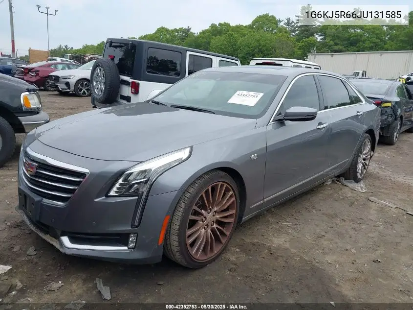 2018 Cadillac Ct6 Twin Turbo Premium Luxury VIN: 1G6KJ5R66JU131585 Lot: 42352753