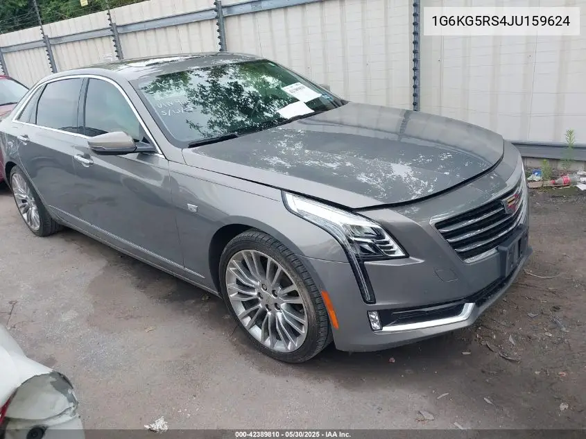 2018 Cadillac Ct6 Premium Luxury VIN: 1G6KG5RS4JU159624 Lot: 42389810