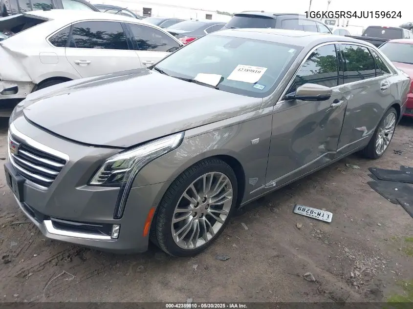 2018 Cadillac Ct6 Premium Luxury VIN: 1G6KG5RS4JU159624 Lot: 42389810