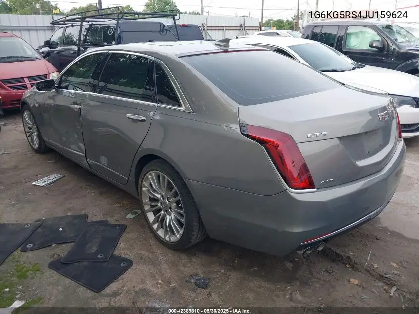 2018 Cadillac Ct6 Premium Luxury VIN: 1G6KG5RS4JU159624 Lot: 42389810