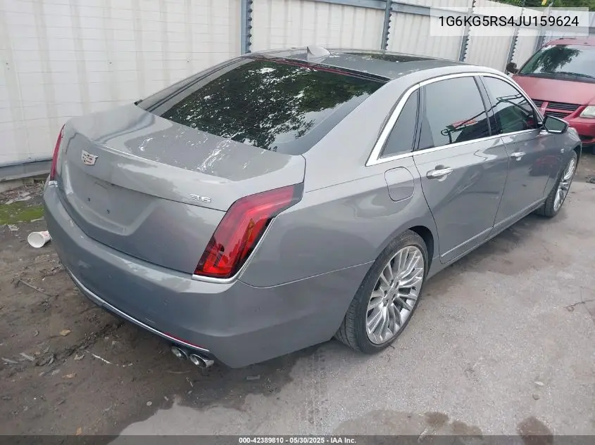 2018 Cadillac Ct6 Premium Luxury VIN: 1G6KG5RS4JU159624 Lot: 42389810