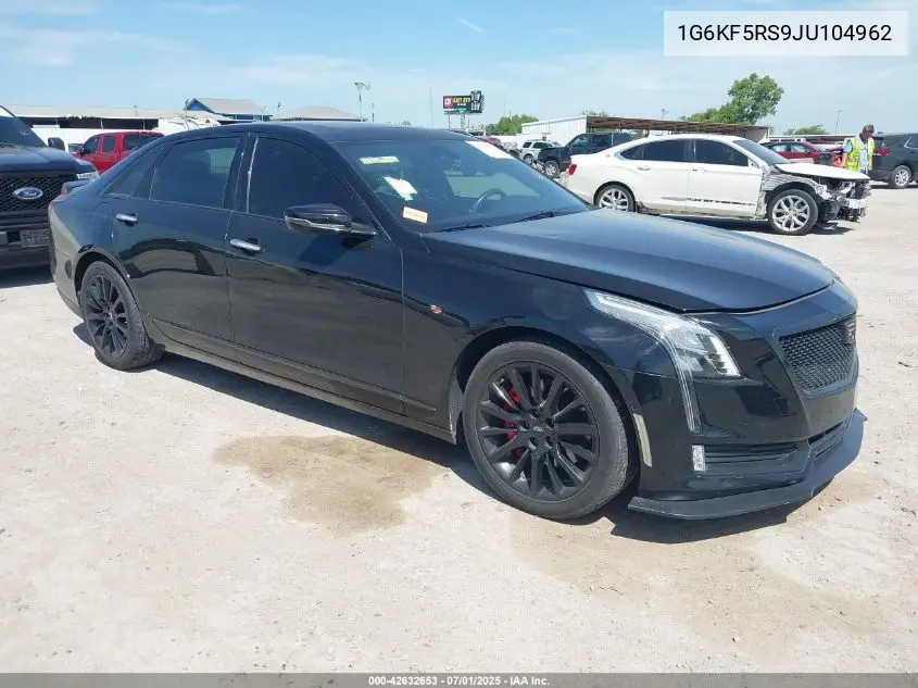 2018 Cadillac Ct6 Premium Luxury VIN: 1G6KF5RS9JU104962 Lot: 42632653
