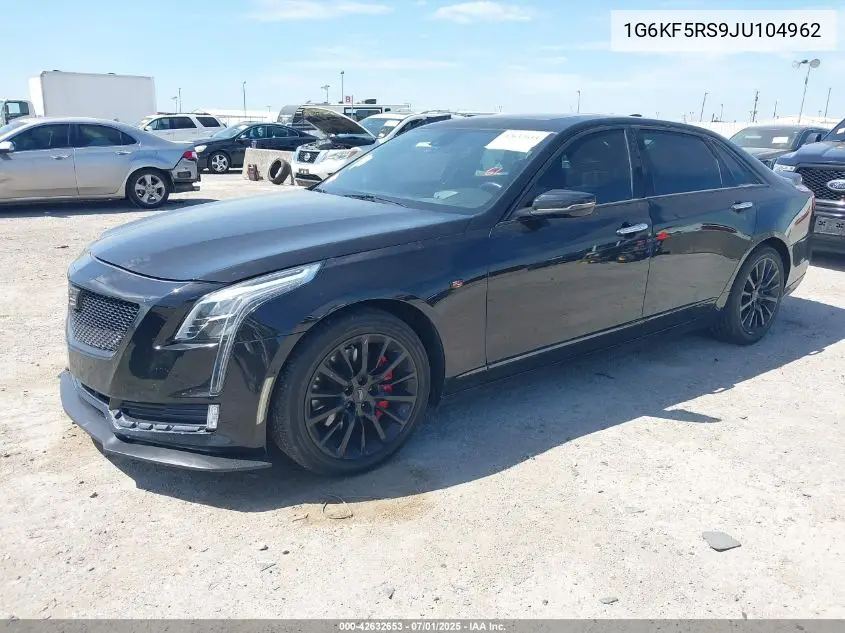 2018 Cadillac Ct6 Premium Luxury VIN: 1G6KF5RS9JU104962 Lot: 42632653