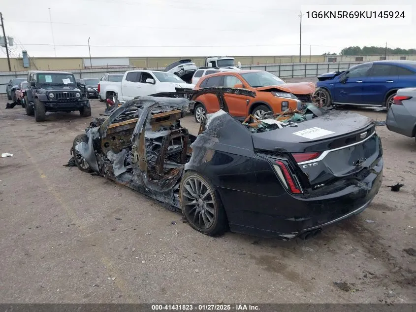 2019 Cadillac Ct6 Sport VIN: 1G6KN5R69KU145924 Lot: 41431823