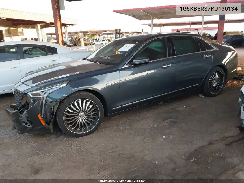 2019 Cadillac Ct6 Luxury VIN: 1G6KB5RS7KU130134 Lot: 42045059