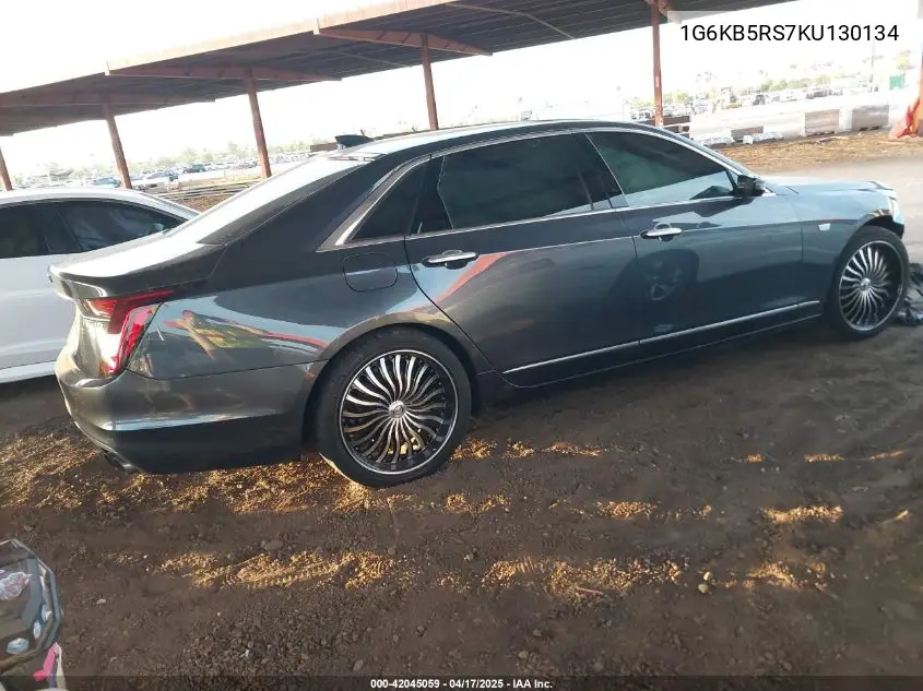 2019 Cadillac Ct6 Luxury VIN: 1G6KB5RS7KU130134 Lot: 42045059