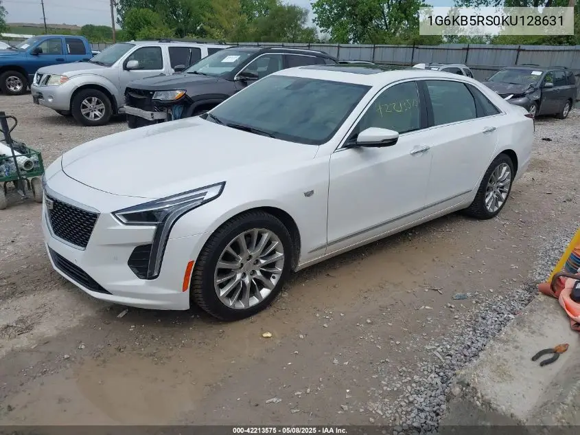 2019 Cadillac Ct6 Luxury VIN: 1G6KB5RS0KU128631 Lot: 42213575