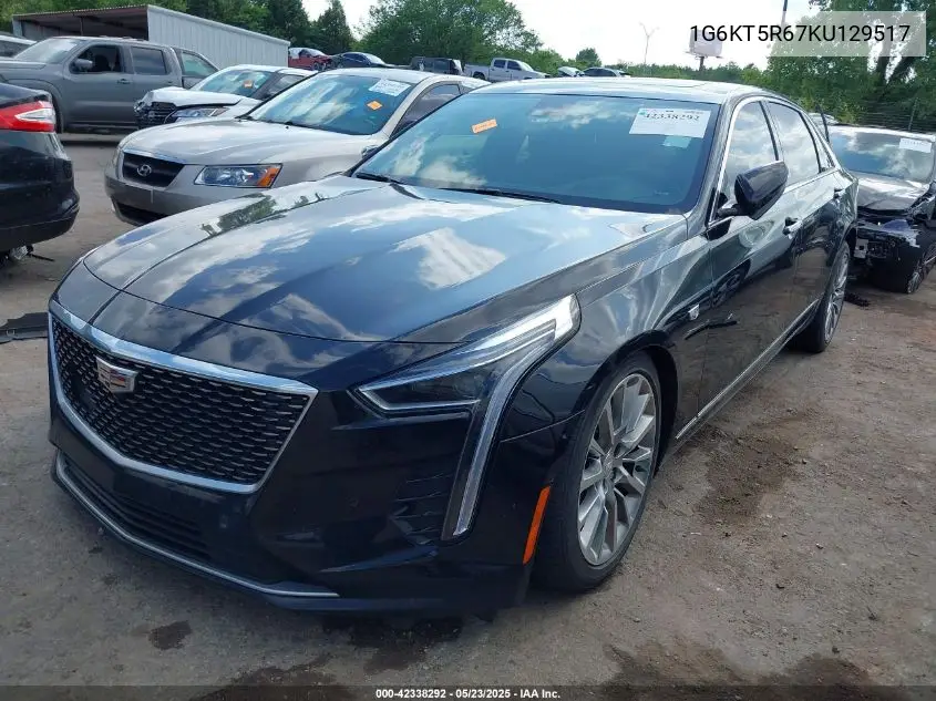 2019 Cadillac Ct6 Platinum VIN: 1G6KT5R67KU129517 Lot: 42338292
