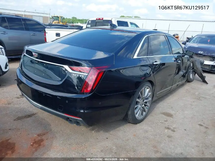 2019 Cadillac Ct6 Platinum VIN: 1G6KT5R67KU129517 Lot: 42338292