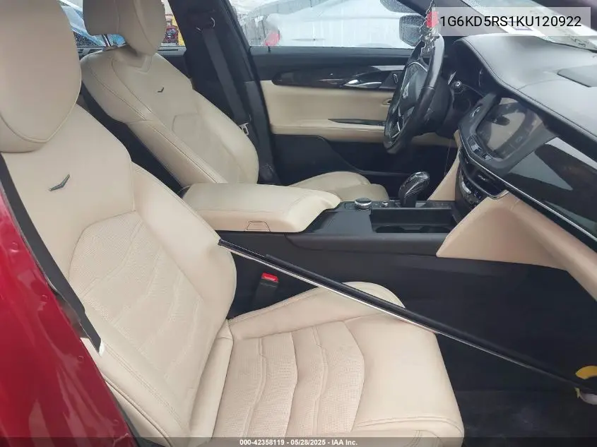 2019 Cadillac Ct6 Premium Luxury VIN: 1G6KD5RS1KU120922 Lot: 42358119