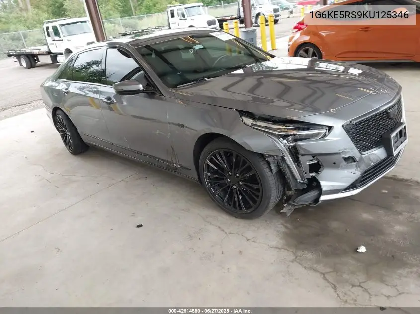 2019 Cadillac Ct6 Premium Luxury VIN: 1G6KE5RS9KU125346 Lot: 42614580