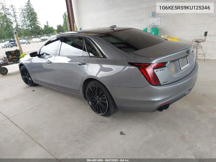 2019 Cadillac Ct6 Premium Luxury VIN: 1G6KE5RS9KU125346 Lot: 42614580